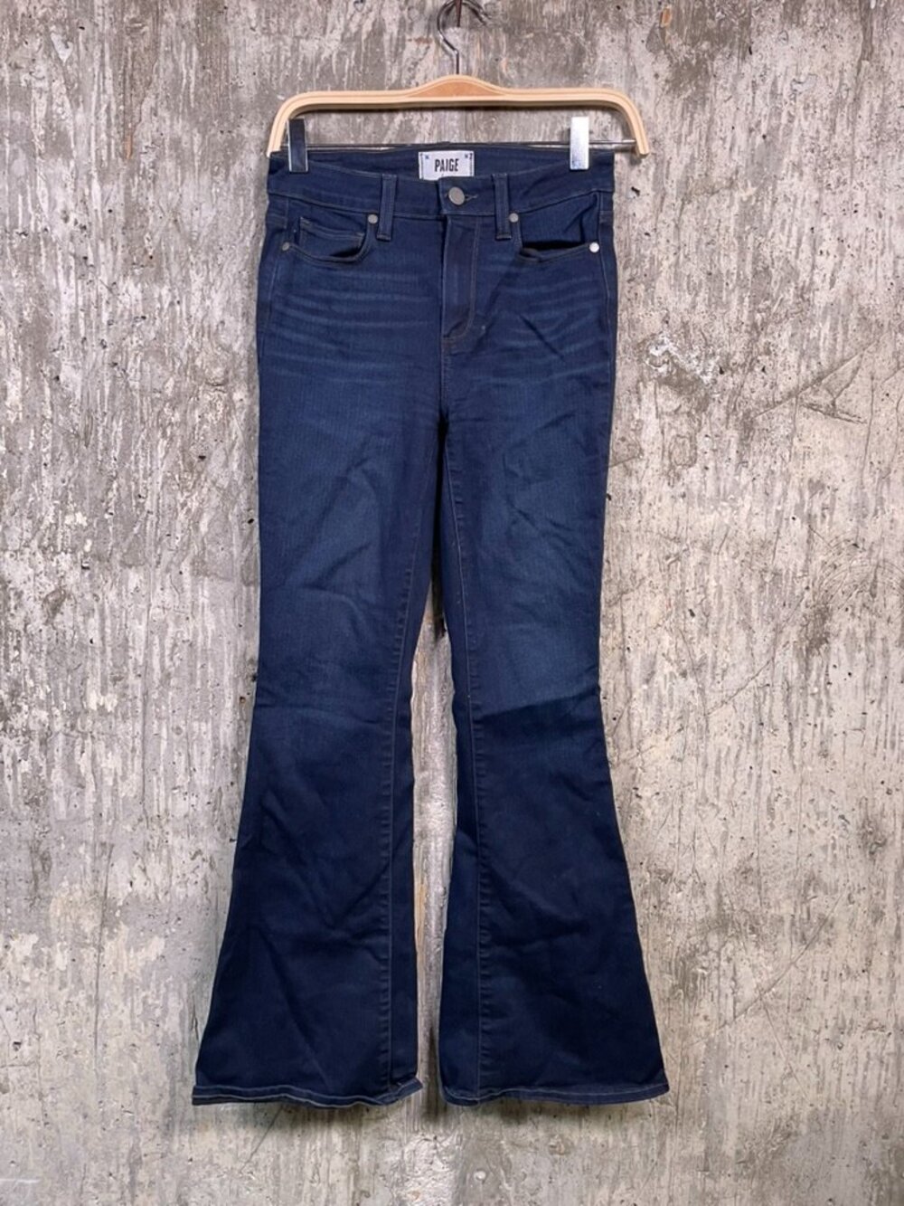 PAIGE Women's High Waist Flare Jeans Size 26 in Dark Wash
